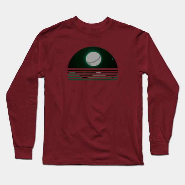 Green on the horizion Long Sleeve T-Shirt by O&L Streetwear